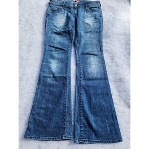 H&M Womens Jeans  Size 30/32 Blue Mid Rise Denim Skinny VGC